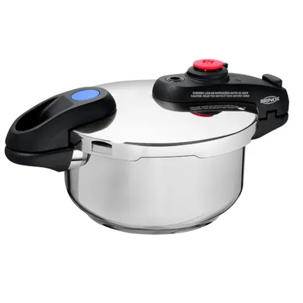 Panela de Pressão Supra Inox Indução 20cm 3,0L 4930/100 Brinox-d4637238-bc71-41f3-a3fd-759c602aae5b