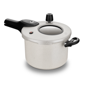 Panela de Pressão Visor Superior Baunilha N°20 Indução 4,5L MTA 6609