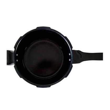 Panela Pressão Preto Ceramic Life Super 5,4 4954102 Brinox