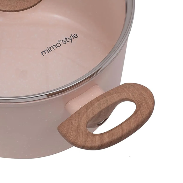 Panela Quartzo Caldeirão Alumínio Tampa Vidro 20cm 10788 Mimo Style-16983bc1-619d-4d55-b777-92525399f0aa