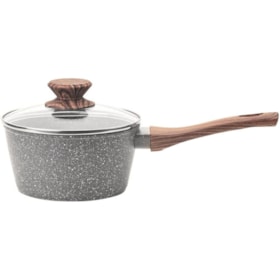 Panela Style Cook Cerâmica em Alumínio Indução 20cm 2,25L Grafito 8820 Mimo Style