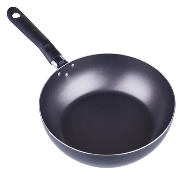 Panela Wok Antiaderente Pro Flon Ebony em Alumínio 2,3L 24cm Preta 7190465 Brinox -bfd584fd-91df-4d73-a8d1-0d62b82c8172