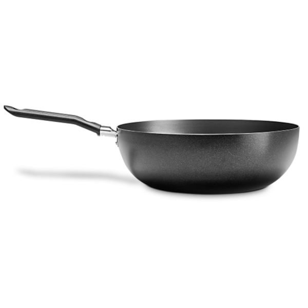 Panela Wok Antiaderente Pro Flon Ebony em Alumínio 4,1L 28cm Preta 7190467 Brinox-95b36d4a-a4b3-45f5-887f-6aaf0ff69c41