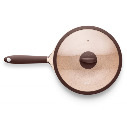 Panela Wok Belga Antiaderente Cerâmic Flon Alumínio com Fundo de Indução N°28 3,8L 8445 MTA-57cb9abb-577b-4ed1-930b-df33459d79ec