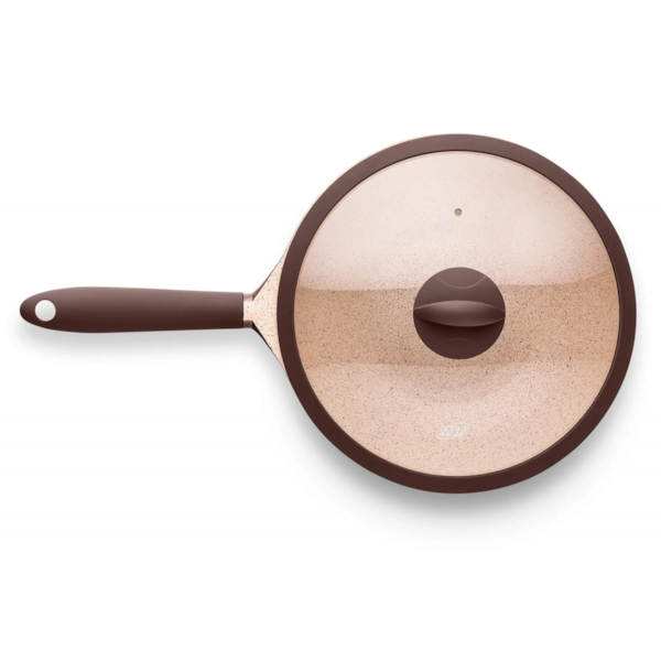 Panela Wok Belga Antiaderente Cerâmic Flon Alumínio com Fundo de Indução N°28 3,8L 8445 MTA-7ed0abb6-b94f-45bf-a71f-d53a5fcaac89