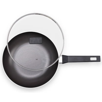 Panela Wok Cerâmic Life Preserve em Alumínio Com Tampa 28cm 3,55L Cinza 7238/168 Brinox-9dbffe1b-b44b-4f51-9d3e-ce0bc9546f6c