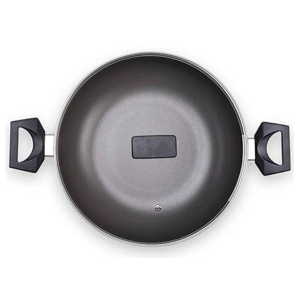  Panela Wok Cerâmic Life Preserve em Alumínio Com Tampa 28cm 3,55L Cinza 7238/195 Brinox-cee4e076-2487-4930-88b3-9f1ca3bfdc36