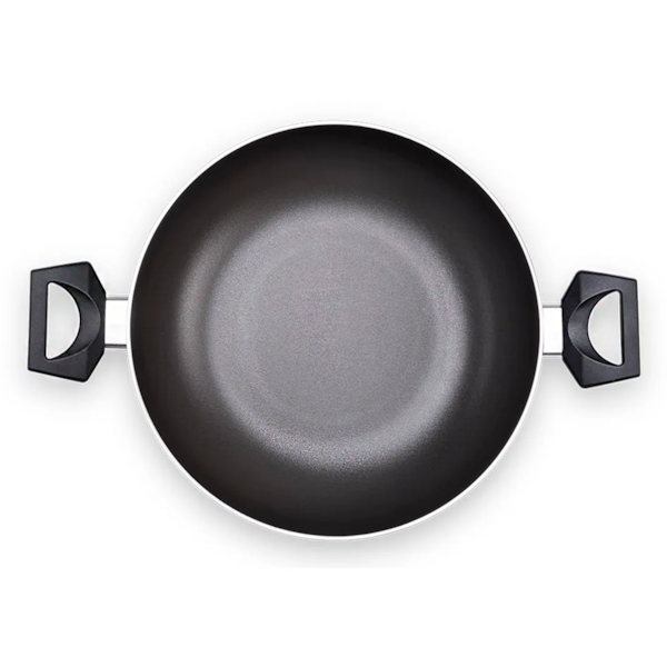  Panela Wok Cerâmic Life Preserve em Alumínio Com Tampa 28cm 3,55L Cinza 7238/195 Brinox-1b371c2e-1e67-4782-a577-b20d5f869e00