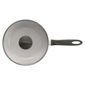 Panela Wok Cerâmic Life Suprema Antiaderente Alumínio Com Tampa 2,3L 24cm 7244/372 Brinox