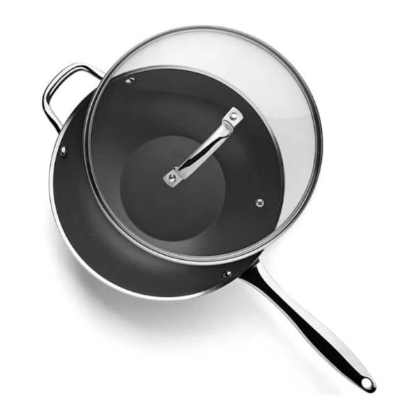 Panela Wok Ceramic Life Unique Em Alumínio 3,0L 28cm Indução Cinza 4793134 Brinox-768812b9-07e4-47ce-be0a-23d660903696