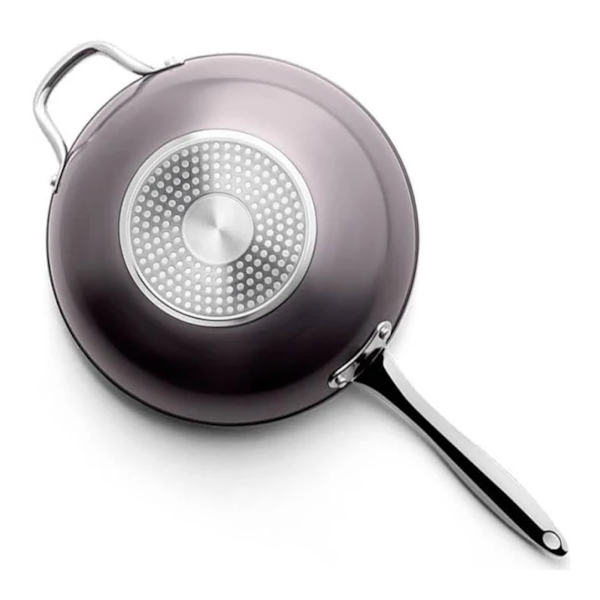 Panela Wok Ceramic Life Unique Em Alumínio 3,0L 28cm Indução Cinza 4793134 Brinox-f61d9682-5393-4f1c-b619-0eb1726638a6