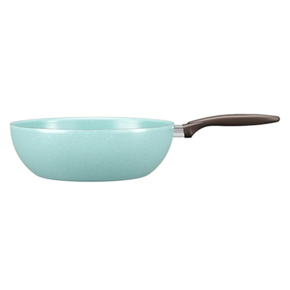 Panela Wok Cerâmica Antiaderente Life Suprema em Alumínio 2,3L 24cm Verde 7245373 Brinox