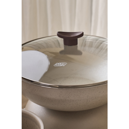 Panela Wok Com Tampa de Vidro 4,3L Baunilha 1271 MTA-eb9ffdd6-6d6e-4157-8dde-da63d9b29b02