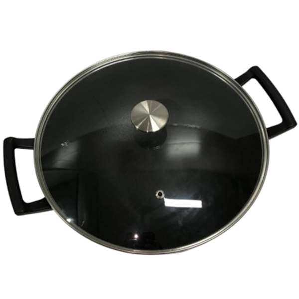Panela Wok com tampa Saute Preta 4,4L - 57504/100 Brinox-44957c92-1089-4fa5-8bec-f3cab3d7da4c