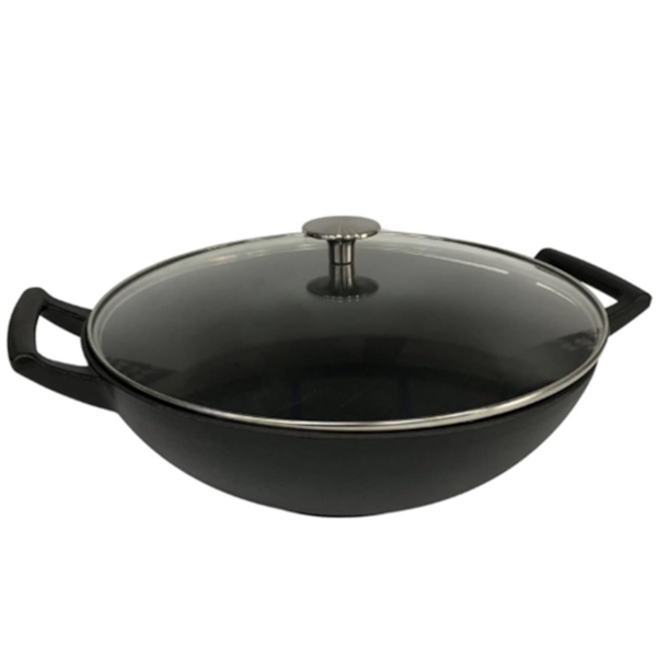 Panela Wok com tampa Saute Preta 4,4L - 57504/100 Brinox-512886eb-cf08-447a-a0a2-0ceaec0f0d87