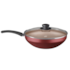 Panela Wok Flora Super Flon em Alumínio 24cm 2,8L Cereja 8906 MTA