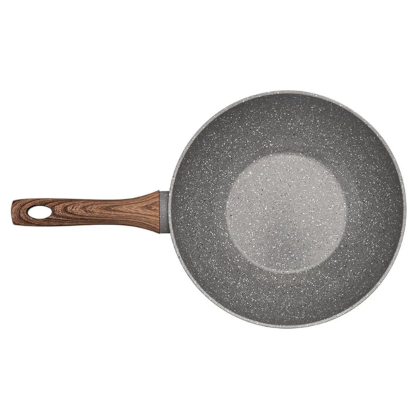 Panela Wok Style Cook Cerâmica em Alumínio Indução 28cm 4,15L Grafito 8828 Mimo Style-7a8b489b-f02a-4fd3-b603-51f77ab7e539