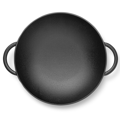 Panela Wok TVT em Ferro Fundido para Forno/Fogão 36cm 6,0L 8350 MTA-2c247413-b795-4a8f-a28f-3d8bb55c816e