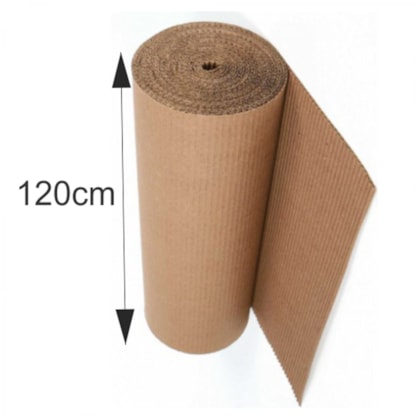 PAPELAO ONDULADO BOBINA 120CM X 40MTS - UMF-0347640d-679b-4dcb-9a5f-72f2317d4472