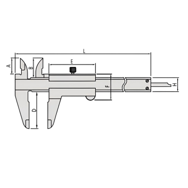 Paquímetro Analógico Universal 200mm/8