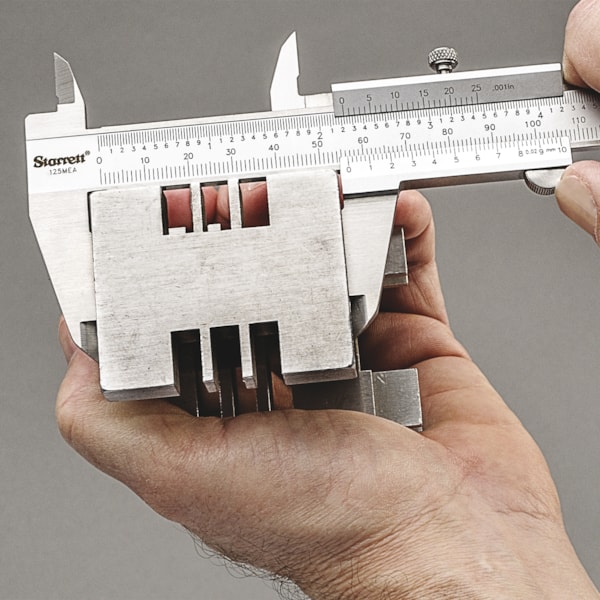 PAQUIMETRO INOX FOSCO 150 X 0,02MM - 0,001