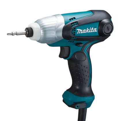 Parafusadeira de Impacto 1/4"Pol. Elétrico 3600Rpm Reversível 230W 220V TD0101 Makita