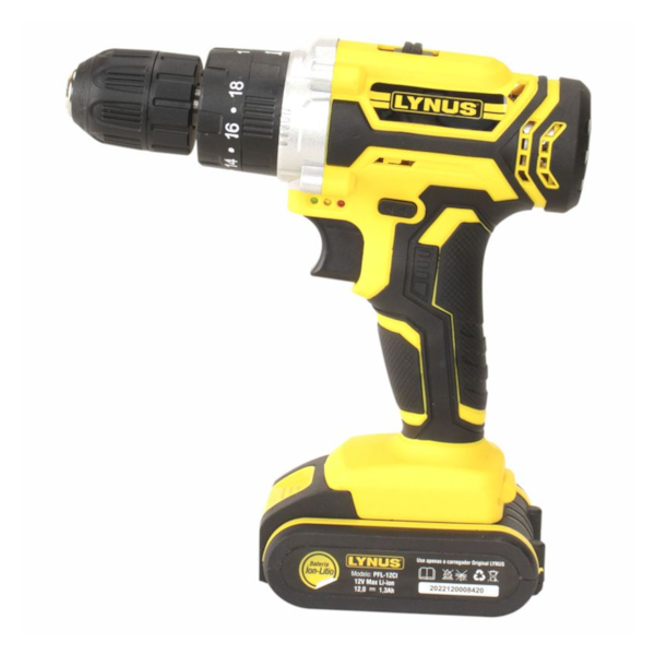 Parafusadeira de Impacto a Bateria 12V Bivolt com Maleta  PFL-12CI Lynus-b036d695-631d-4766-86f4-4fe3fed8c441