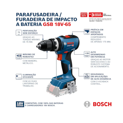 Parafusadeira/Furadeira  06019N31E5 Bosch -3b4e4ff5-d33c-4e81-86a5-ad204b55666d