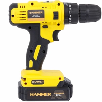 Parafusadeira/Furadeira a Bateria 20V 3/8 Pol. com Carregador e 2 Bat. - HAMMER-GYPLI200-5b60cba2-9013-442d-9717-9727ba43118b