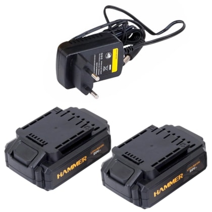 Parafusadeira/Furadeira a Bateria 20V 3/8 Pol. com Carregador e 2 Bat. - HAMMER-GYPLI200-1b5b7e9b-5657-4b7c-a7e4-61528ab88a90