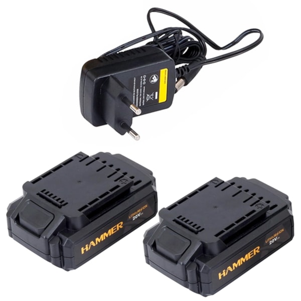 Parafusadeira/Furadeira a Bateria 20V 3/8 Pol. com Carregador e 2 Bat. - HAMMER-GYPLI200-70bff1b7-8ae1-4776-baad-7b1612529f55