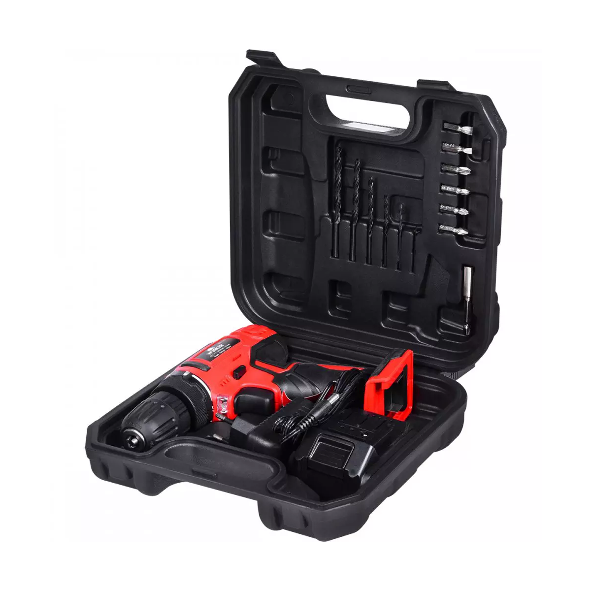 Parafusadeira/Furadeira A bateria com 17 Peças 12V PFW 012 976024