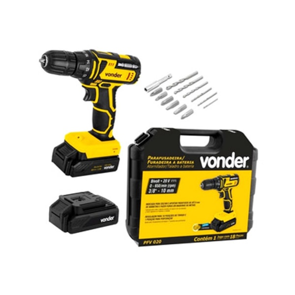 Parafusadeira/Furadeira Com Impacto PFV020I Com Impacto Bateria 20V 6001000200 Vonder-1cc1e12e-4cd5-4cbe-b48b-499cca0b8cf8