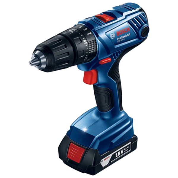 Parafusadeira Furadeira de Impacto 18V 2,0Ah BIVOLT GSB180-LI Bosch-49587313-6c1b-4fdd-acef-618139d04435