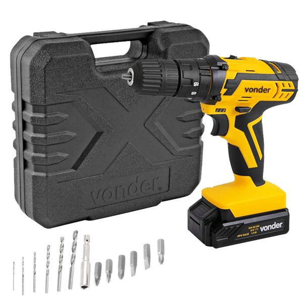 Parafusadeira Furadeira de Impacto 3/8