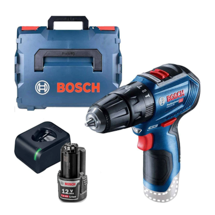 Parafusadeira Furadeira Impacto a Bateria 12v + 1 Bateria 12v; Carregador e Maleta GSB 12V-30 Bosch-eb36e82d-5126-45b4-a02b-d8b471d64ccc