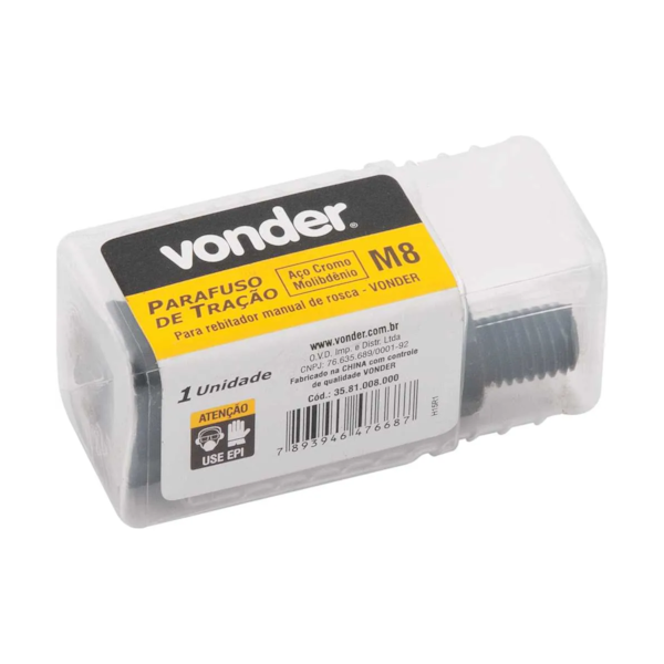 Parafuso de Tração M8 Rebitador Manual de Rosca 3581008000 Vonder-dcf4a7db-86d9-403d-8bb2-14a504b954d6