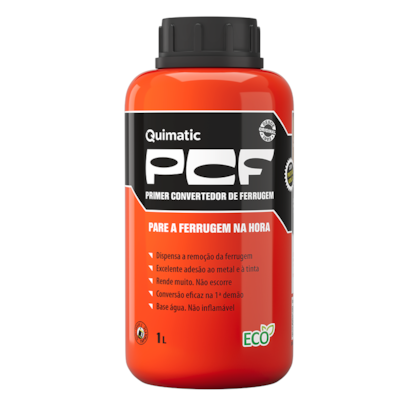 PCF - Fundo Convertedor de Ferrugem 1L DD3 Quimatic-10d52603-046d-4cdc-a1d0-d68bccedcc0a
