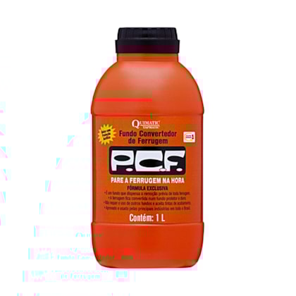 PCF - Fundo Convertedor de Ferrugem 1L DD3 Quimatic-6eec2c38-5e00-4911-a217-8ea02ba5db5d