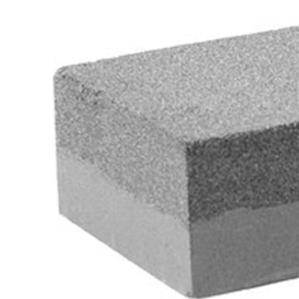 Pedra Retangular Dupla Face Para Afiação 8