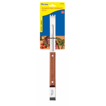 Pegador Churrasco 38cm PEG-38 Western-90cf36a9-4493-4010-9e84-09c836a88d2e