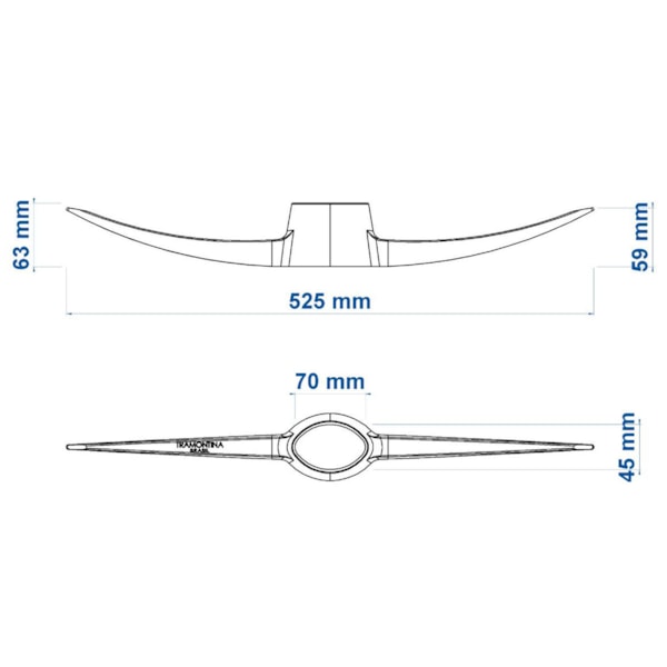 Picareta 2 Pontas Tamanho 5 sem Cabo Tramontina-ab88519d-34af-4474-9711-dbf4cc6626a0