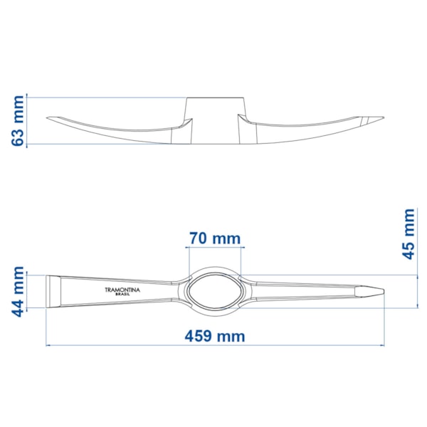 Picareta Estreita Tamanho 4 sem Cabo Tramontina-c5fdc8b5-f3bb-4359-bc6c-cdf4f7076feb
