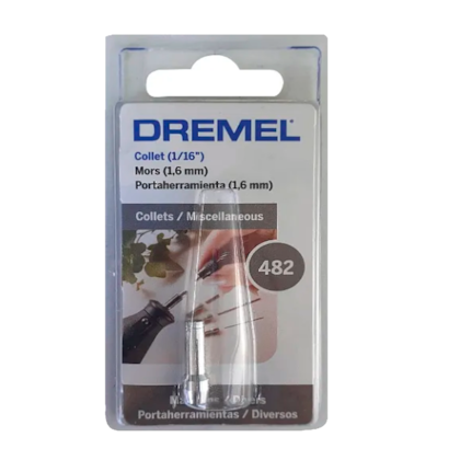 Pinça de Aço 1/16 482 2615000482 Dremel-242f9822-5f7b-4fc6-9e7a-691fcedd6d1d