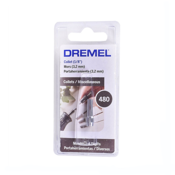 Pinça de Aço 1/8 480  2615000480 Dremel-6b4b6303-bc8f-44e7-92fb-85ec4b744091