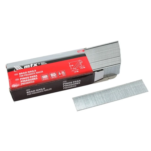 Pino para Pinador Pneumático 25MM Com 5000 Unidades 576089 MTX-914dd425-f375-4a39-8220-74775b4f7f06