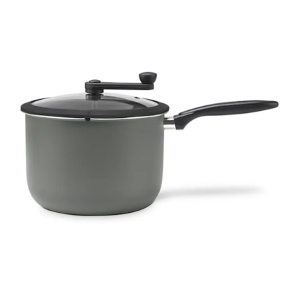 Pipoqueira Cerâmica Antiaderente Pic Poc em Alumínio 5,5L 22cm x 15,5cm Cinza 7240154 Brinox 