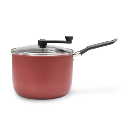 Pipoqueira Pic Poc Pro-Flon Especiarias Em Alumínio 20cm 4,2L Cereja 7102/157 Brinox