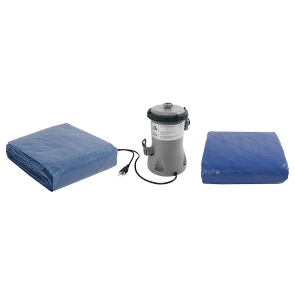 Piscina de Armação PVC Poliéster 13.000L 457m x 91cm Com Filtro 110V + Kit Acessório 510300 Bel -67bb5374-73fc-4664-97f4-be30b2fb6695