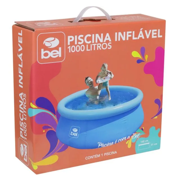 Piscina Inflável Infantil 1.000 Litros 1,68m BelFix 100000-44c8e5e7-04db-4b7a-bc5d-4c84386df717